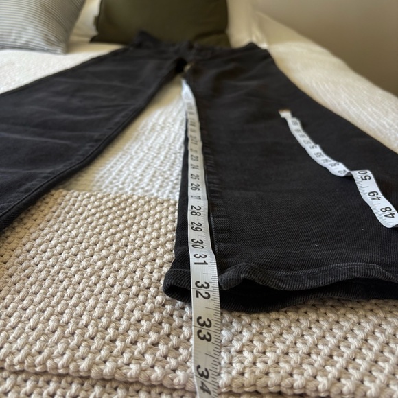 Madewell 11” High Rise Flare Black (Crossan Wash) 27 - Picture 11 of 16